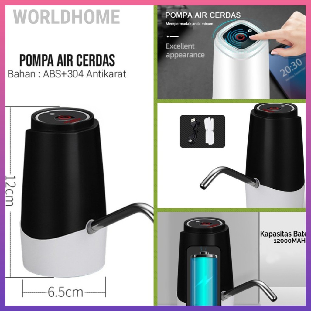 DispenserCOD Pompa Air galon Elektrik Listrik Portable Water Electric