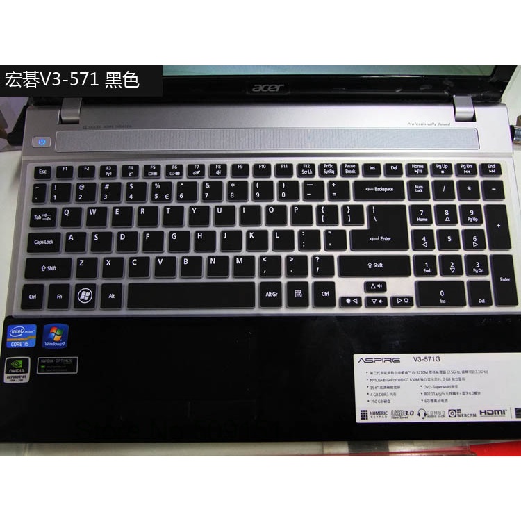 Cover Pelindung Keyboard Laptop 15 &quot;Voor Acer Aspire V3-571G E5-572G V3-551G V3-771G V3-770 - 572G E1-510 - 570-73g E1G