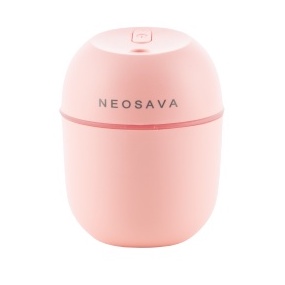 MINI HUMIDIFIER NEOSAVA AROMATERAPI essential oil Diffuser aromatherapy (BACA DESKRIPSI)-SUPER MINI PINK
