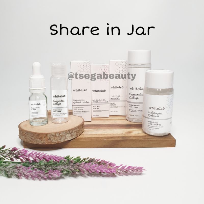 SHARE Whitelab Brightening Toner, Niacinamide, Acne Serum, AHA BHA Peeling Serum,Granactive Retinoid