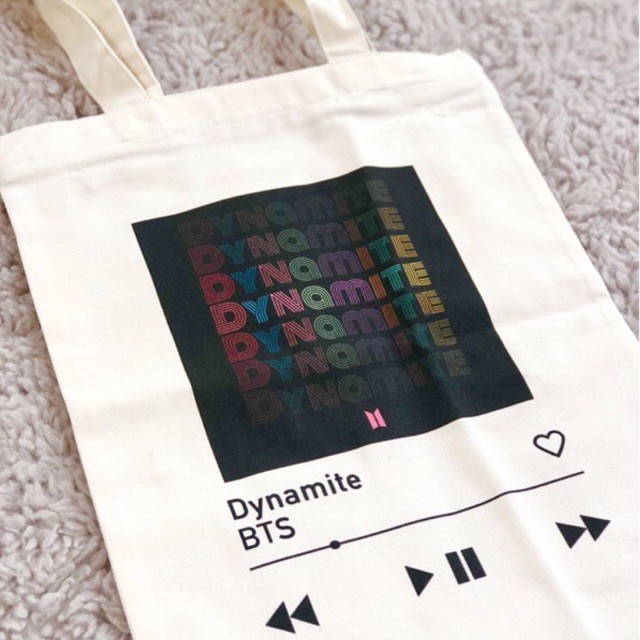 BTS Dynamite Canvas Totebag - kulkit