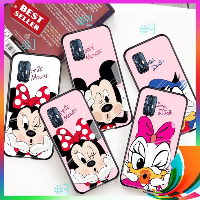 【TERBARU】 Case Acrylic GLASS Glossy Disney 2 Realme C2