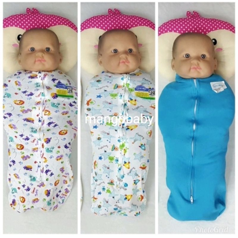 Bedong instant 1 pc bedong resleting genio baby