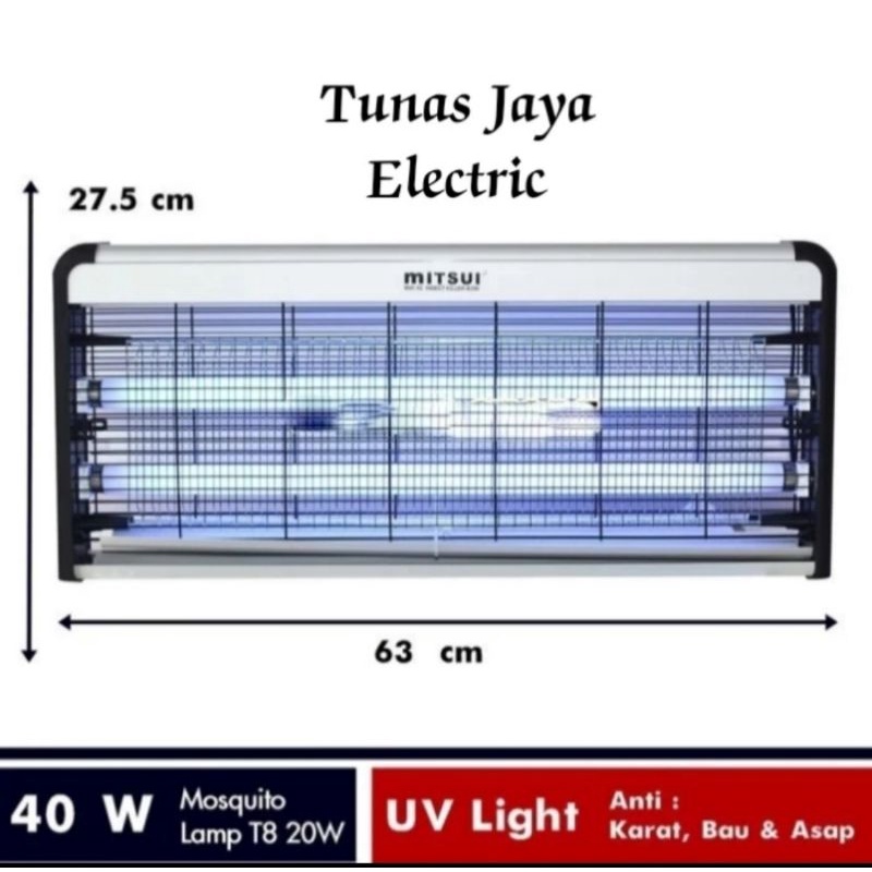 Insect Killer / Lampu Nyamuk UV Pembunuh Serangga 40 Watt MITSUI