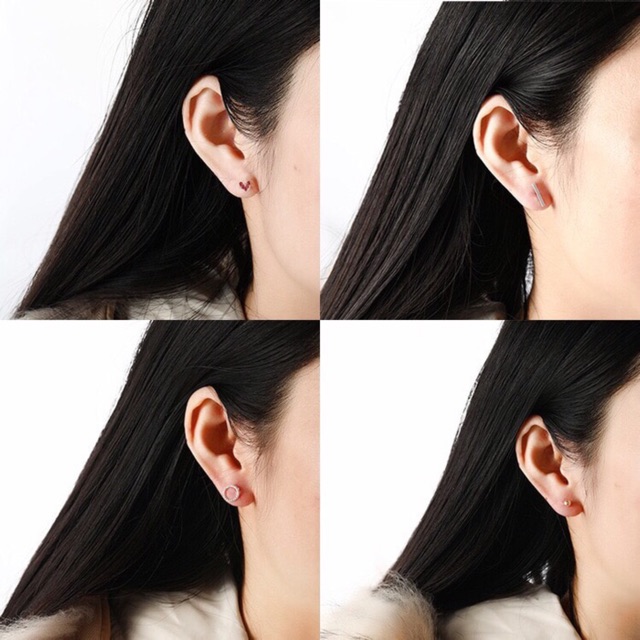 ANTING KOREA ( ONE WEEK ) / EARRINGS FASHION ISI 6 PASANG