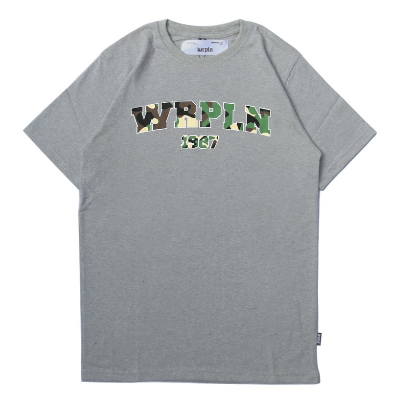 Wrpln  TSHIRT - Grey Army /Kaos Dewasa/Kaos Pria/ Warplane