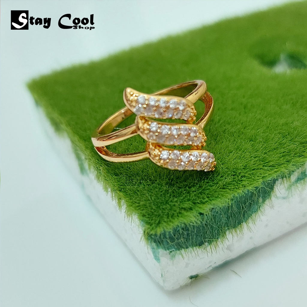 Cincin xuping Korea Import wanita terbaru / cincin xuping / cincin / perhiasan wanita / cincin anti