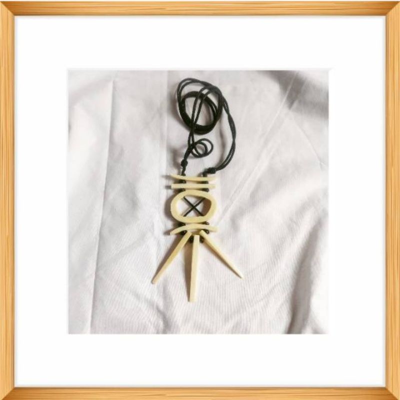 Kalung Taring Pria Classic, Kalung Vintage, Kalung Etnik Pria / Cowok