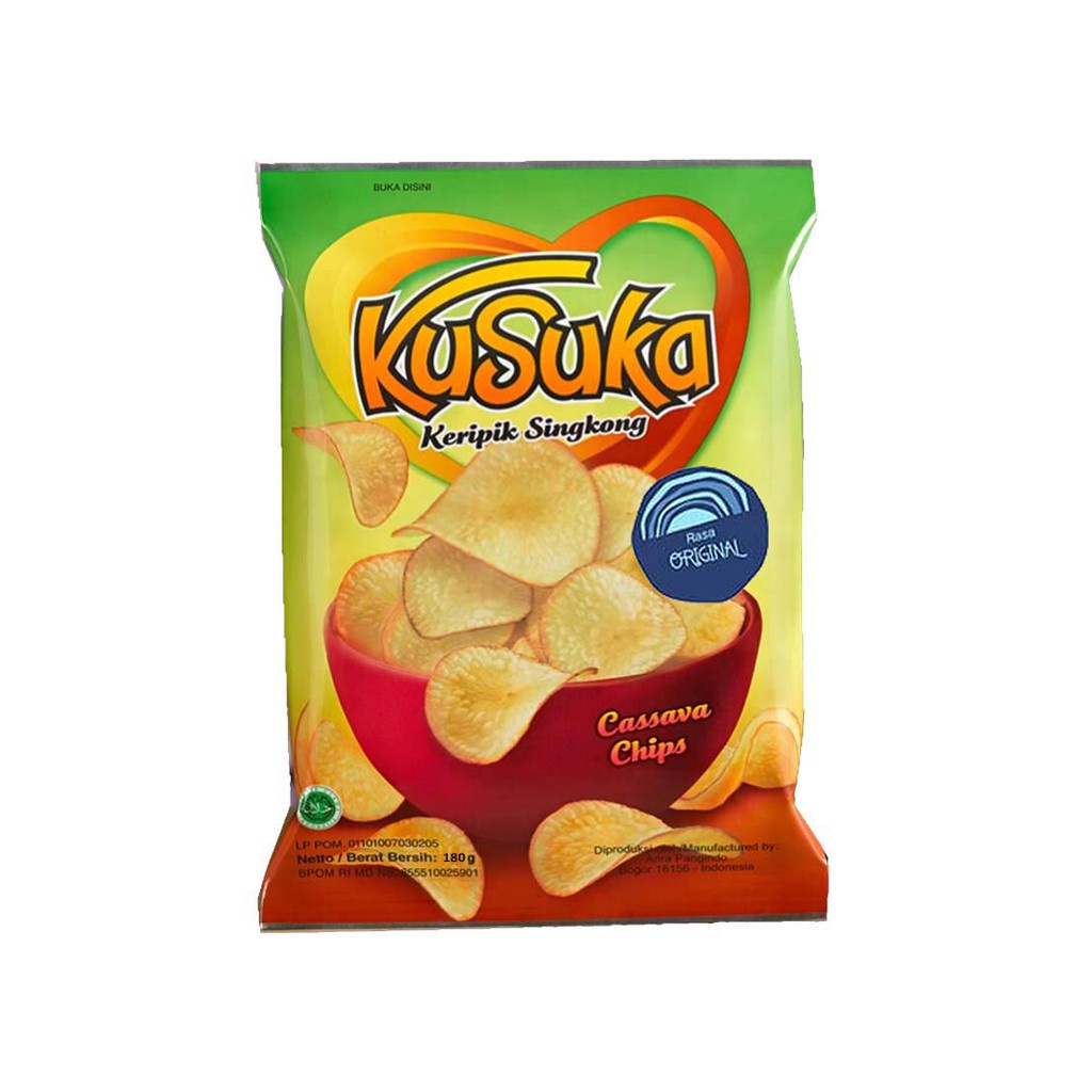 

Kusuka Keripik Singkong Rasa Original 180 gr