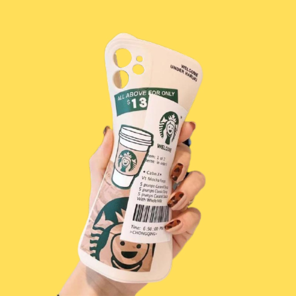 Soft Case Softcase Motif Starbucks Untuk Iphone 11 12 Pro Max 6 6s 7 8 Plus Xr X Xs Max Murah