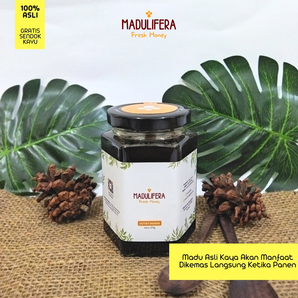 

Madu Murni Asli 100% - Madu Murni MADULIFERA Hutan Akasia 375 Gram