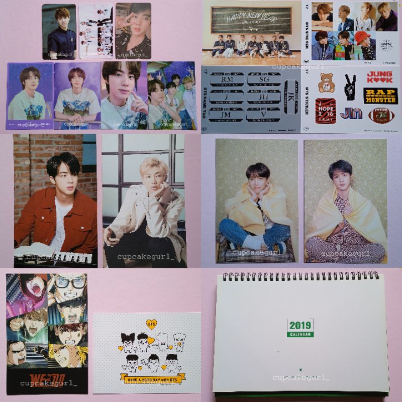 OFFICIAL PHOTOCARD PC BTS SEOKJIN JIN ANSWER F GOOD CONDITION YOONGI SUGA JHOPE NAMJOON RM JIMIN TAE