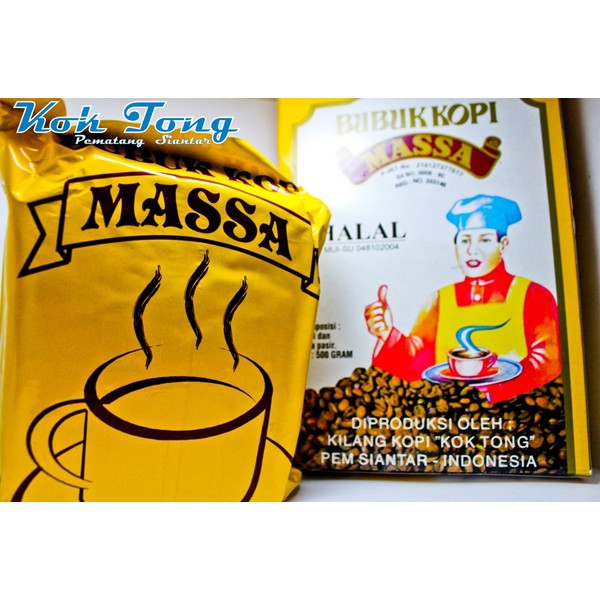 Kopi Bubuk Kasar Massa Kok Tong 500gram