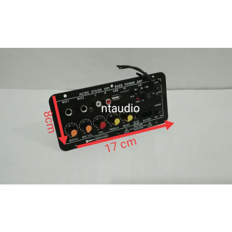 Kit basstube amplifier HI FI 10K Power amplifier bluetooth & karaoke