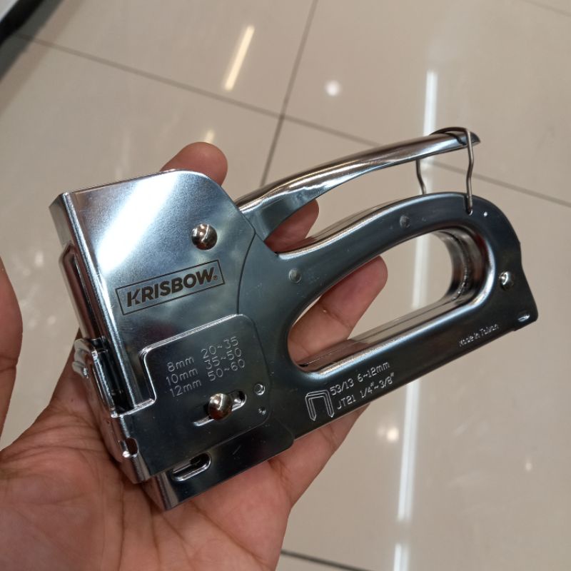 

Krisbow stapler gun stapler tembak 6-12mm 2in1