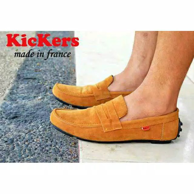 SEPATU SLOP PRIA KICKERS JEVLIN SEPATU SLIP ON PRIA KERJA KULIAH SANTAI MURAH