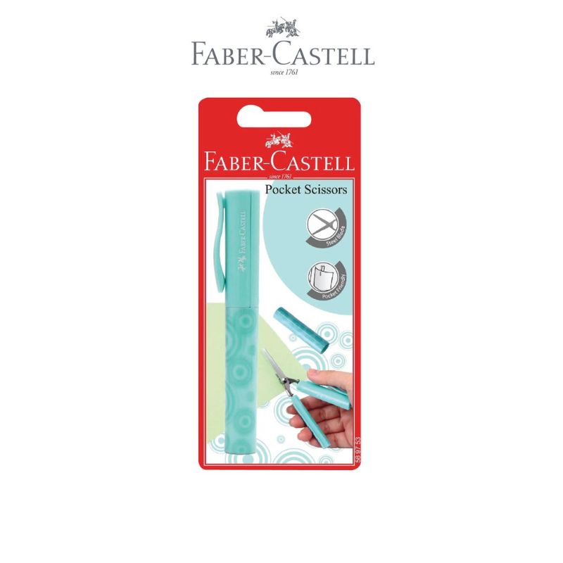 

FABER CASTELL Pocket Scissors 589751 Gunting Saku