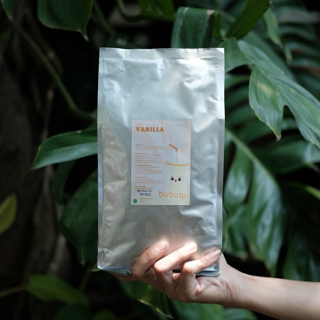 

Bubuk Minuman Vanilla Bubuqu Powder Drink