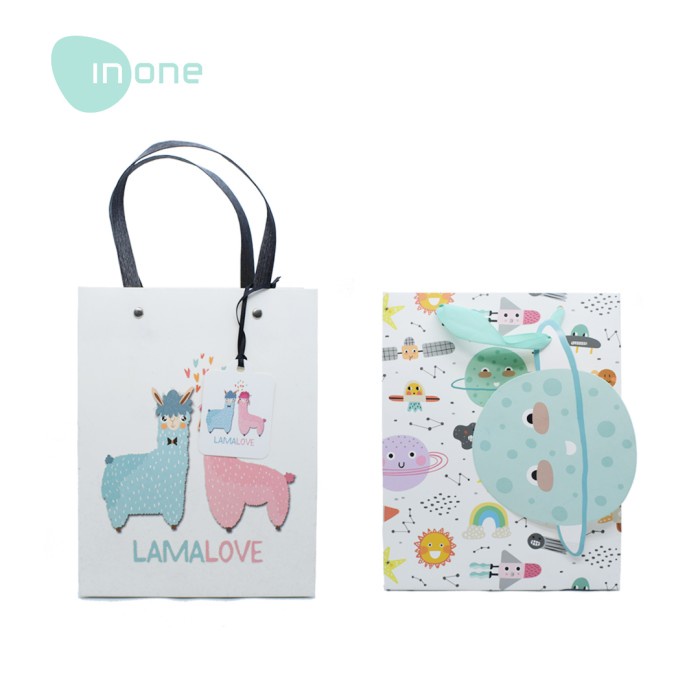 

Terlaris Inone Paper bag Goodie Bahan Tebal untuk Kado dan Gift - Night sky 3