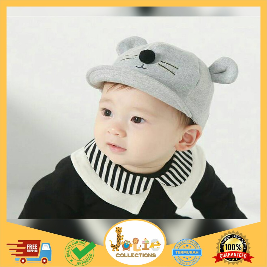 Joliecollections Topi 3d Bayi Korea Impor Topi Anak Lucu Baby