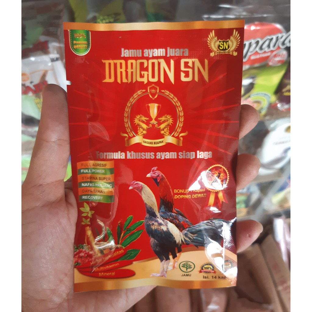 

Dragon SN Jamu Ayam Juara Formula Khusus Ayam Siap Laga