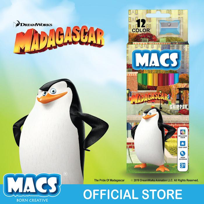 

Pensil Warna Macs Madagascar 12 color pencils the penguins - Skipper Best Seller