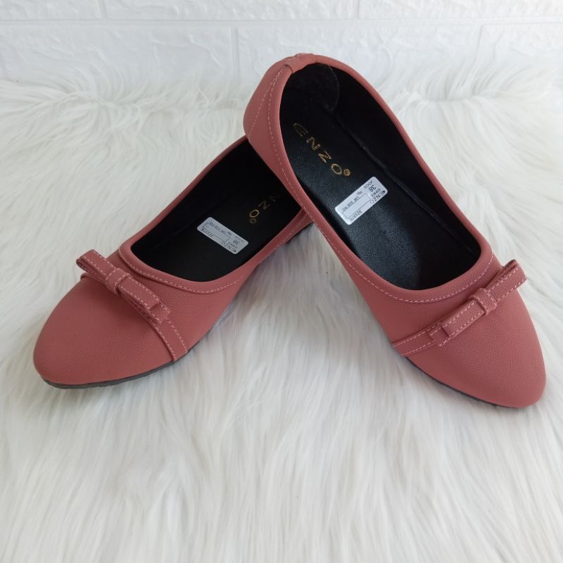 Sepatu Wanita Casual Flat Shoes Wanita Kekinian Sepatu Balet Pita Terbaru