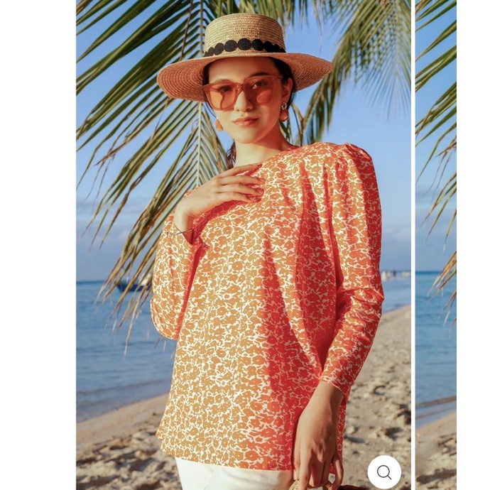 Dahlia Blouse Benang Jarum