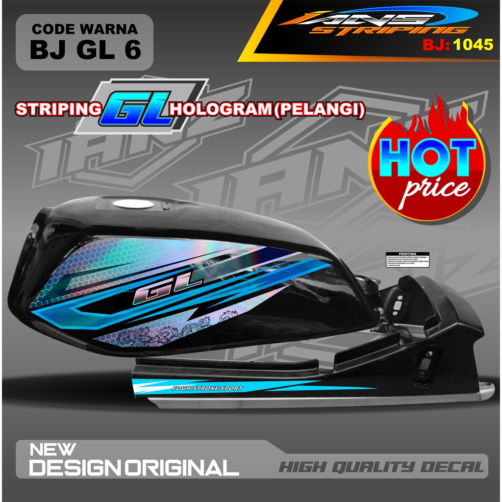 CUSTOM STRIPING GL HOLOGRAM / STRIPING GL PRO VARIASI HOLOGRAM / STRIPING GL MAX HOLOGRAM