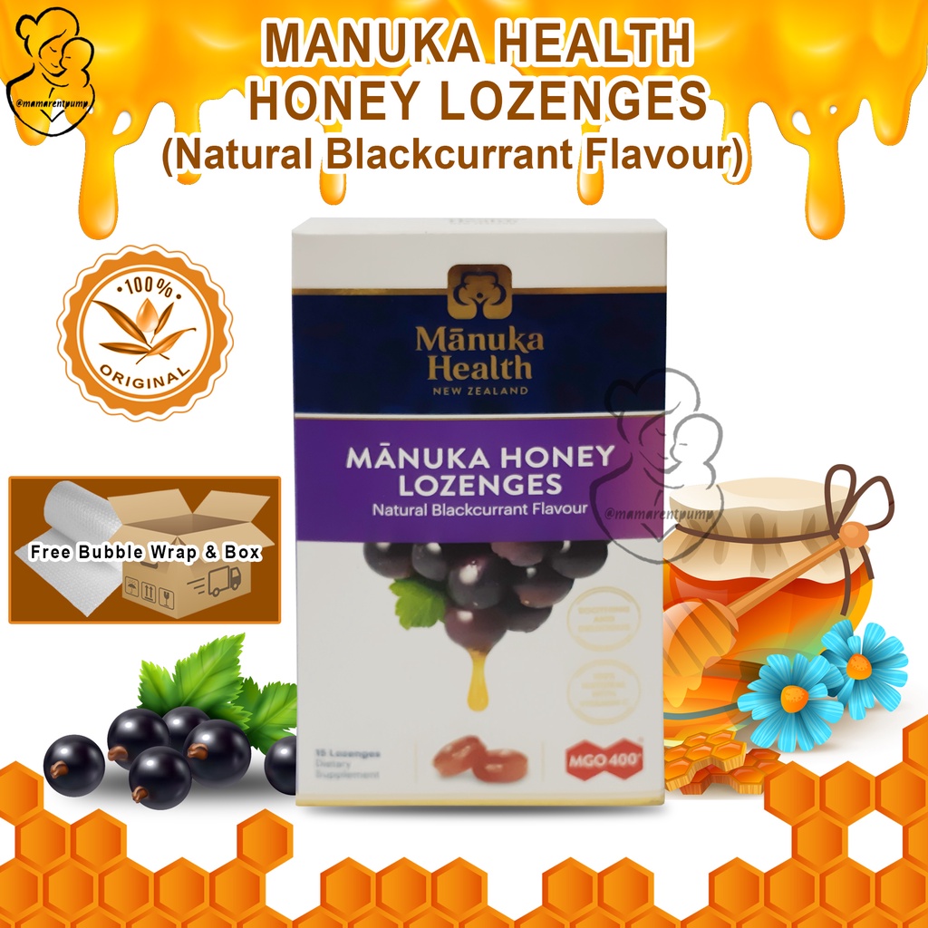 BPOM Manuka Health Lozenges Manuka Honey MGO 400+ Permen Madu