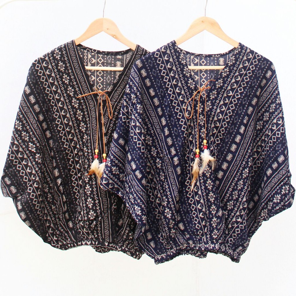 Kimono Tribal kalong/ outer kimono / kimono batik / kimono rumbai