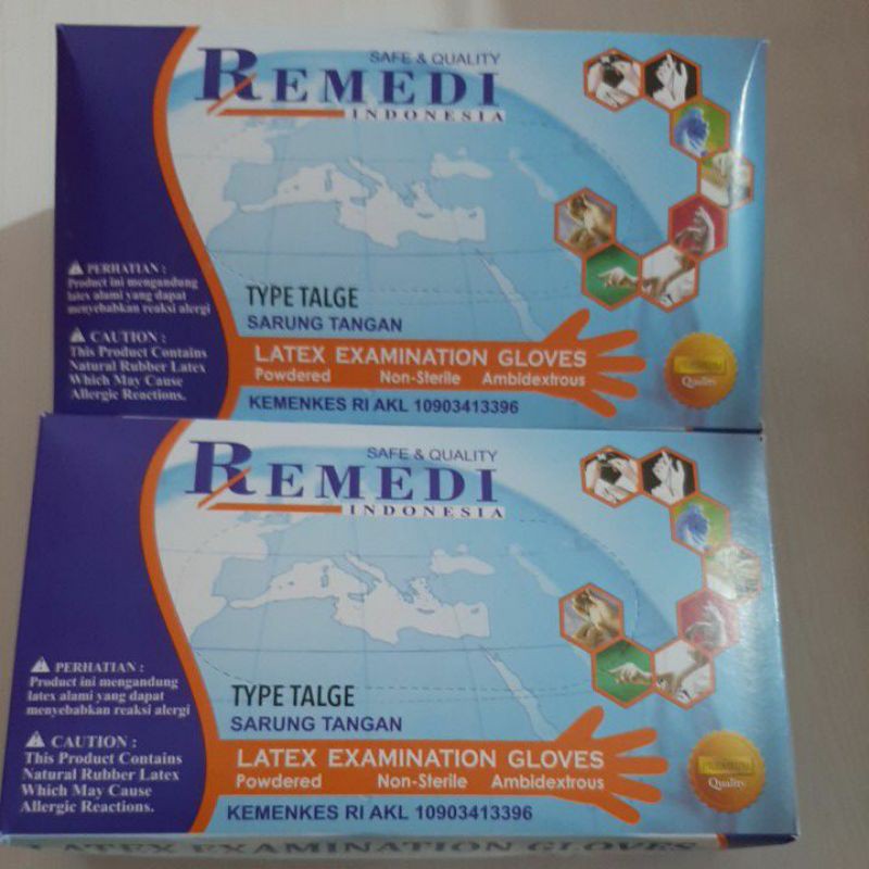 handscoon remedi isi 100 pcs