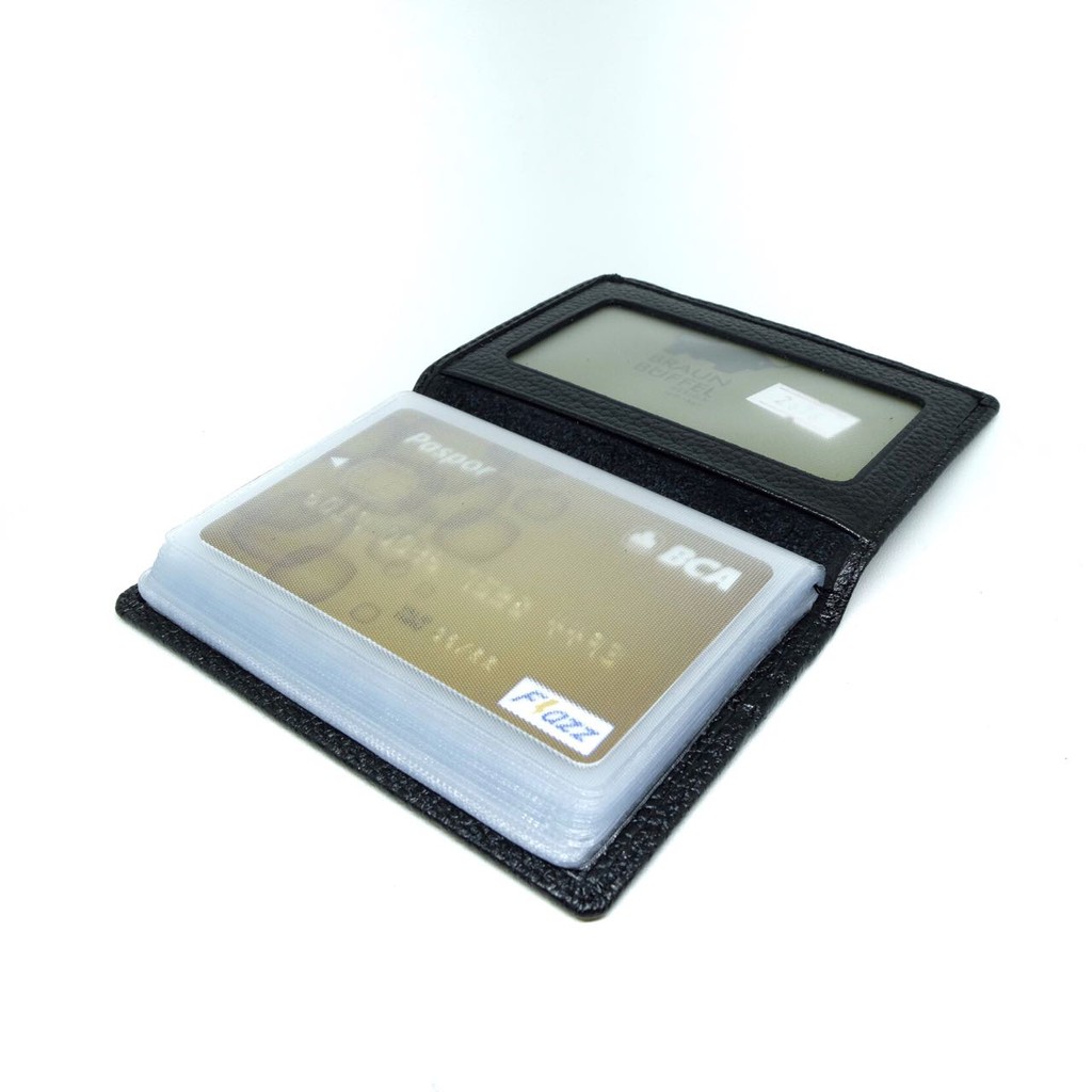 Dompet Kartu Card Holder Kulit Asli Pria Cowo Import Branded BF CC 01