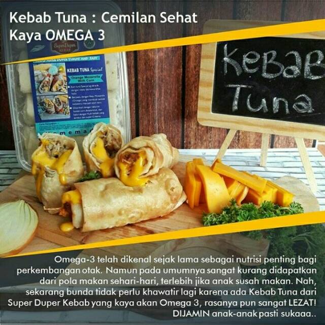 Kebab Tuna creamy mozzarella Super Duper Kebab