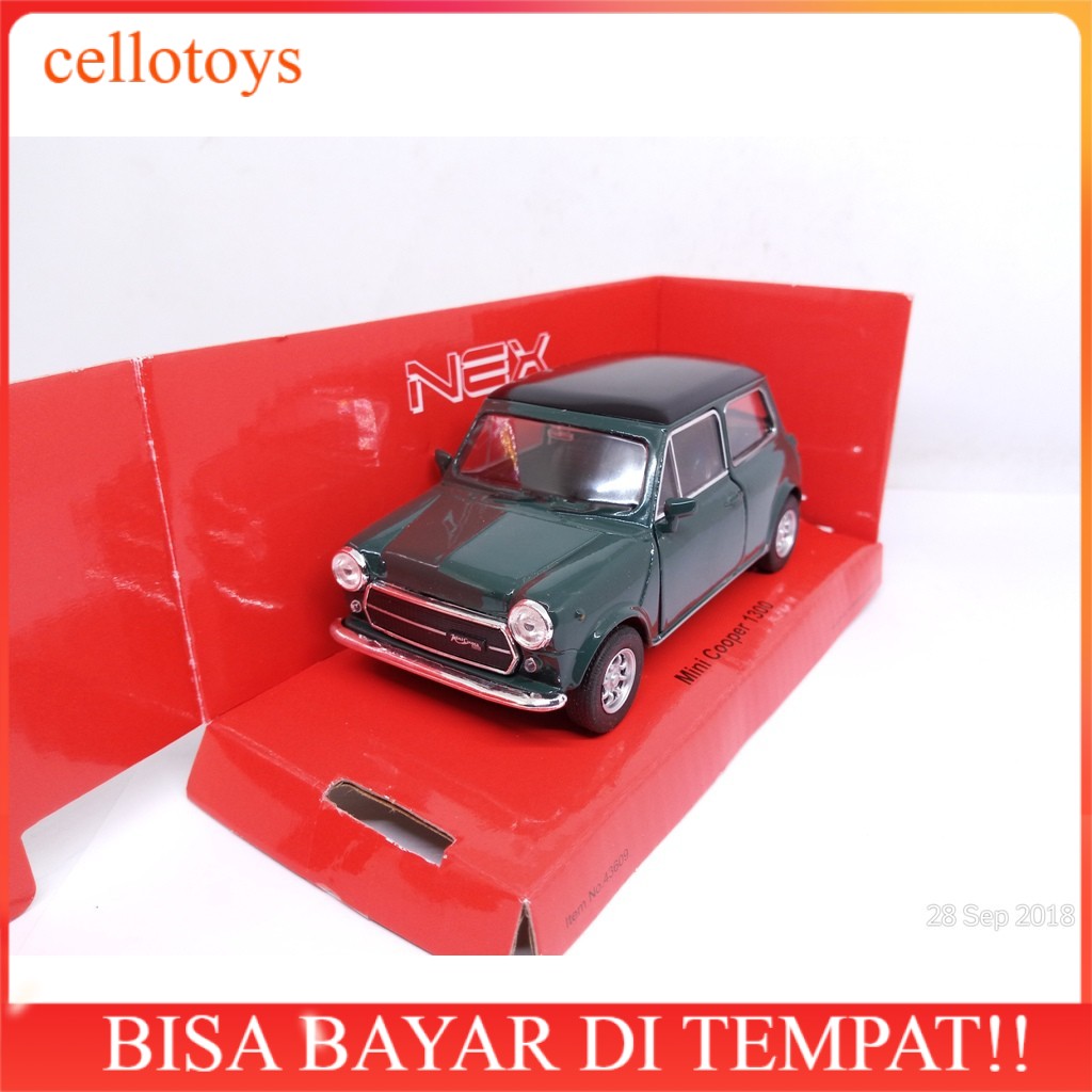 Diecast Miniatur Mobil Mini Cooper 1300