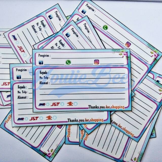 

Sticker Pengiriman Full Color