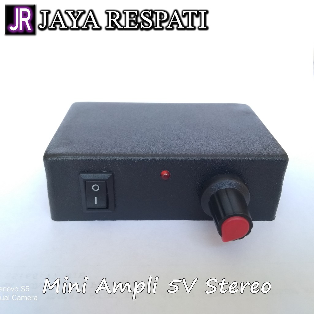 Rakitan Power Amplifier Mini 5V Stereo (ampli mini portable)
