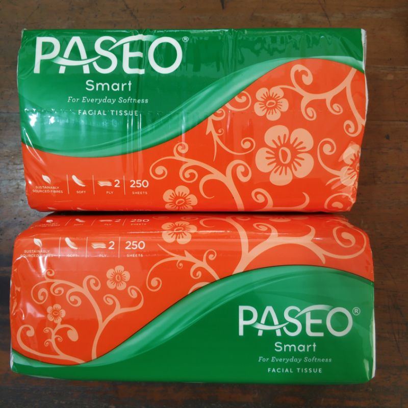 Tisu Paseo Smart 250 sheets 2 ply