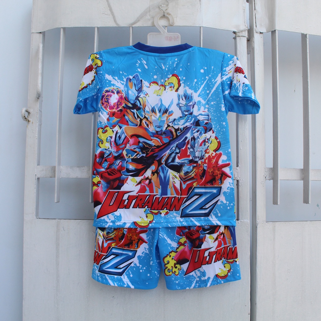 Setelan baju  ultraman /baju kaos ultraman printing