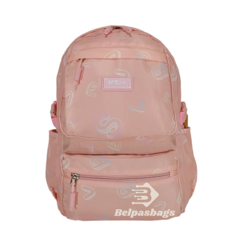 BLB- ransel silvergirl perempuan tas sekolah laptop 70519