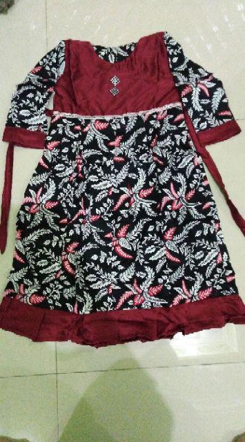 Busana Muslim Anak / Dress Batik Anak Bma01