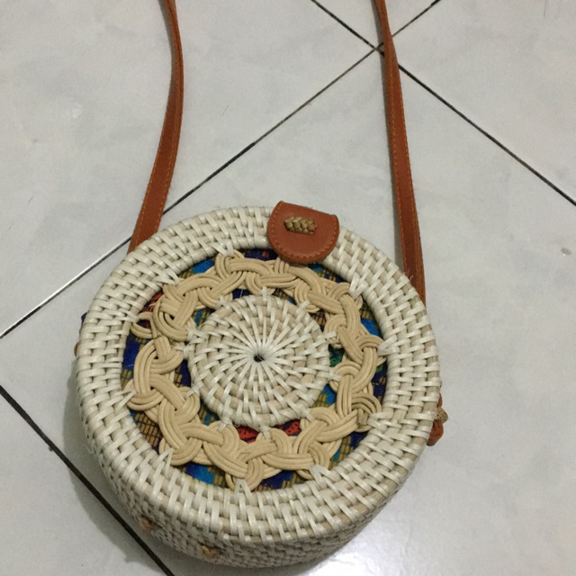 Preloved tas ROTAN asli Lombok