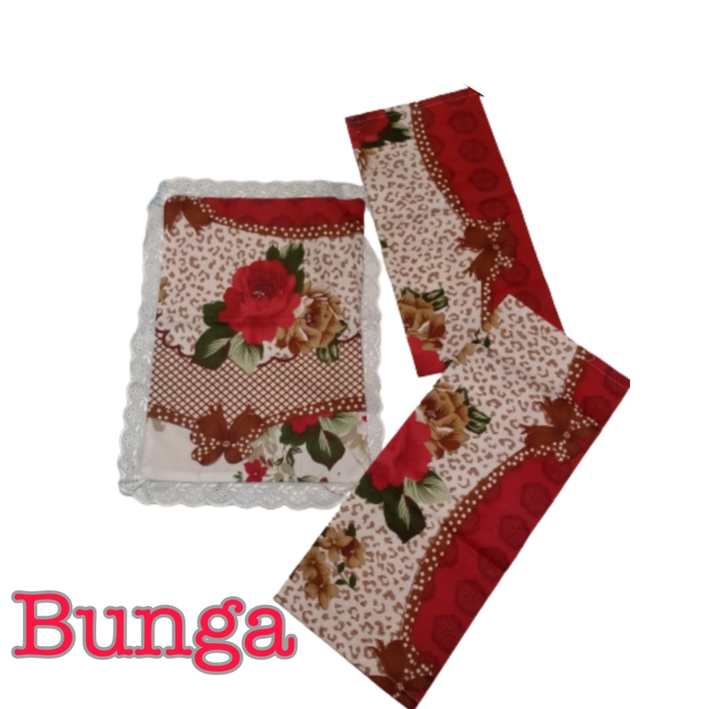 Sarung bantal guling bayi set motif karakter katun halus lembut 1 sarung bantal 2 sarung guling