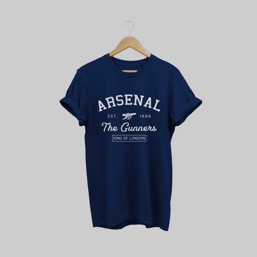 KAOS BOLA ARSENAL BIG SIZE & ALL SIZE M L XL 2XL 3XL 4XL 5XL DESAIN KECE DAN KEKINIAN