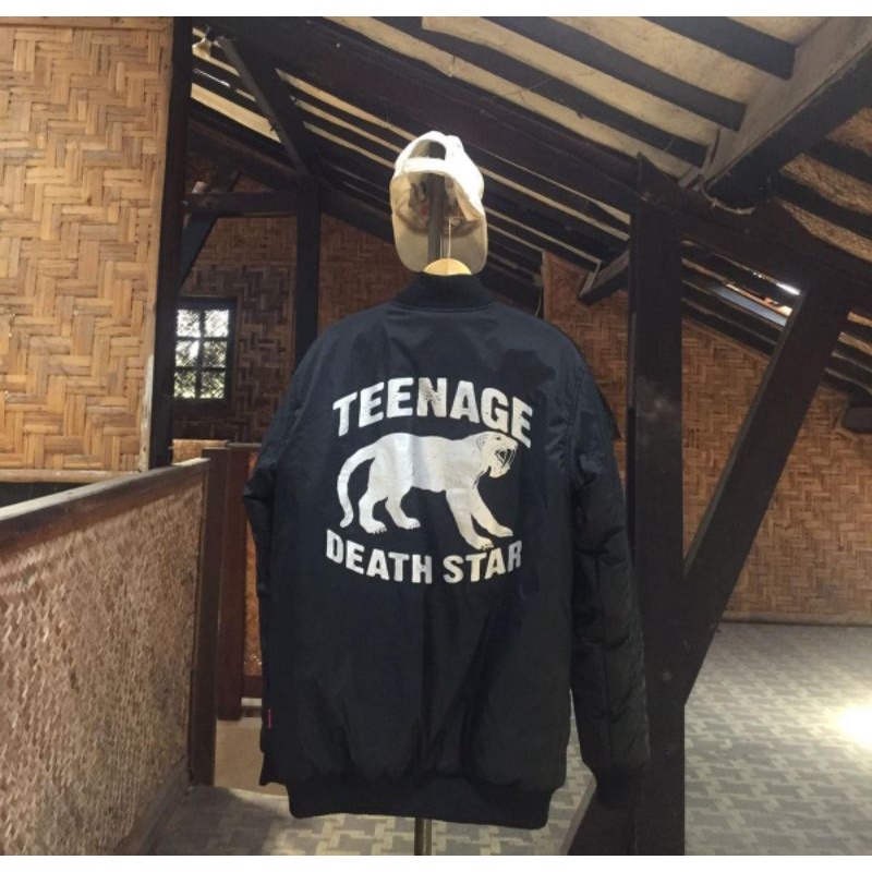 VLATA x TEENAGE DEATH STAR - FIERCE Bomber JacketSize XL (57×77)