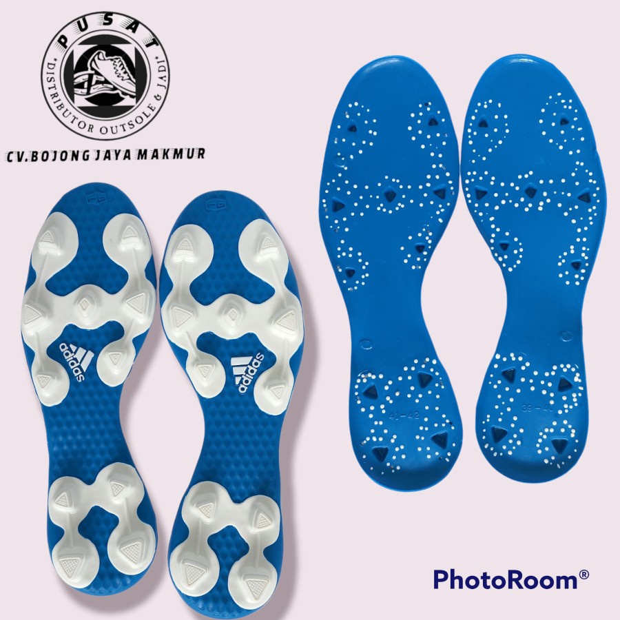 Outsole Sepatu Bola Bawahan sepatu Adidas Original High Quality Biru