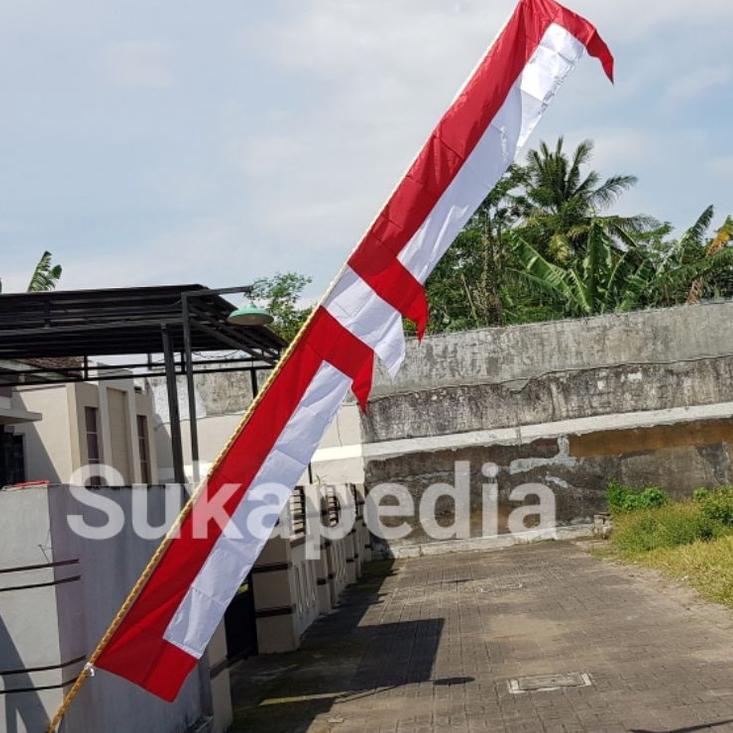 Banyak Dipakai.. Umbul-umbul Merah Putih Panjang 3,9 m dan 4,8 m