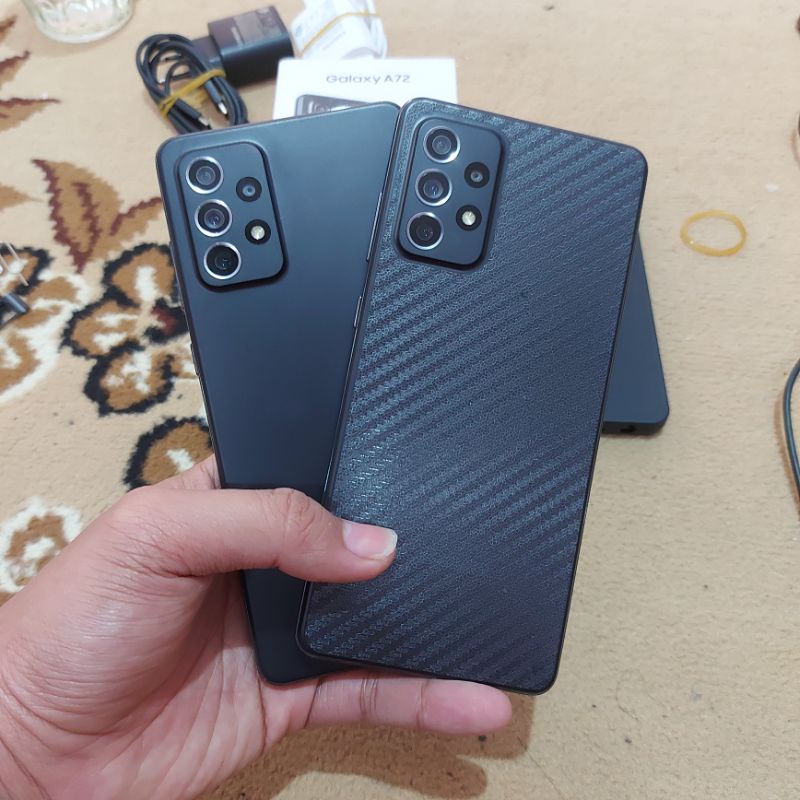 samsung a72 8/128 dan 8/256gb second resmi sein