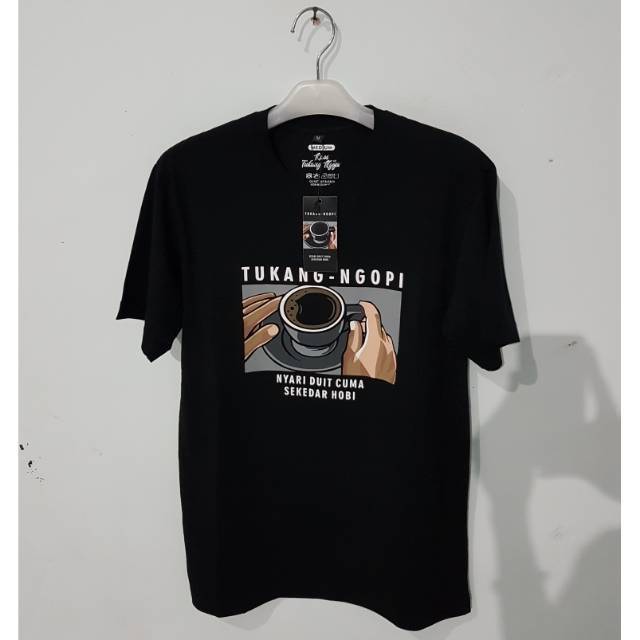 PROMO KAOS TUKANG NGOPI  KATUN COMBAD REAL PICK Shopee 