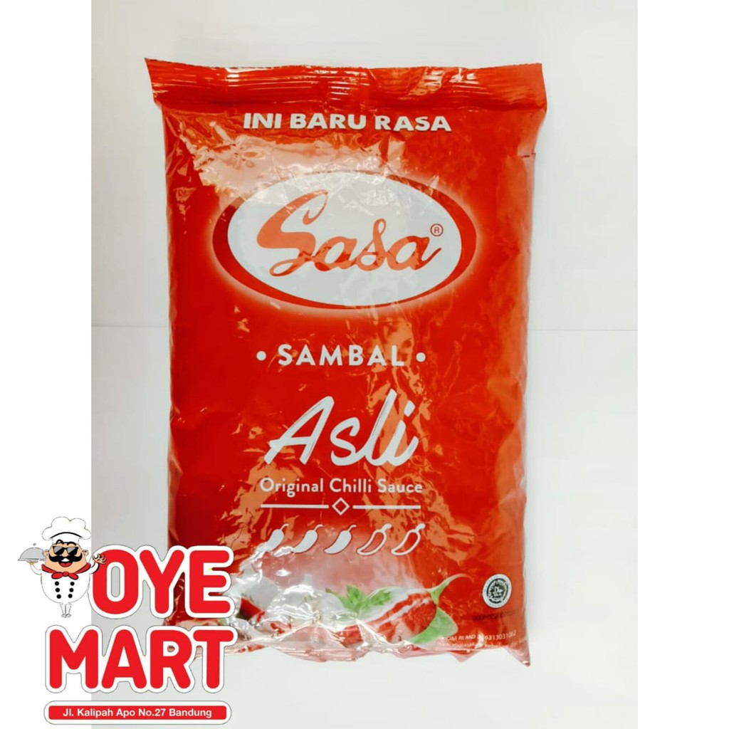 SASA SAUS SAMBAL ASLI 950GR/SAUS SAMBEL